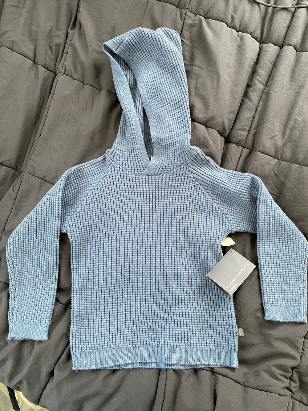 Gerber Blue Waffle Knit Hoodie